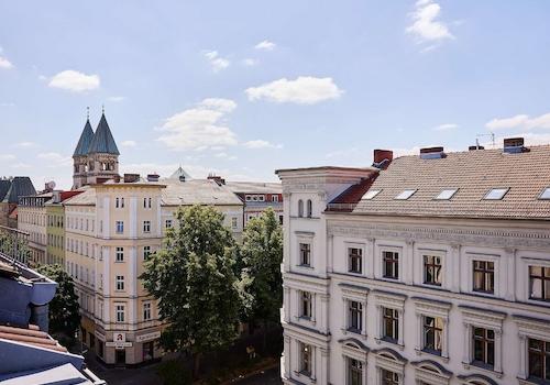 Blick aus der Wohnung