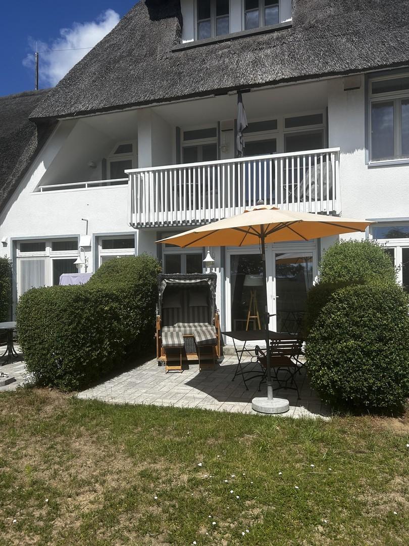 Terrasse mit hochwertigen Stra