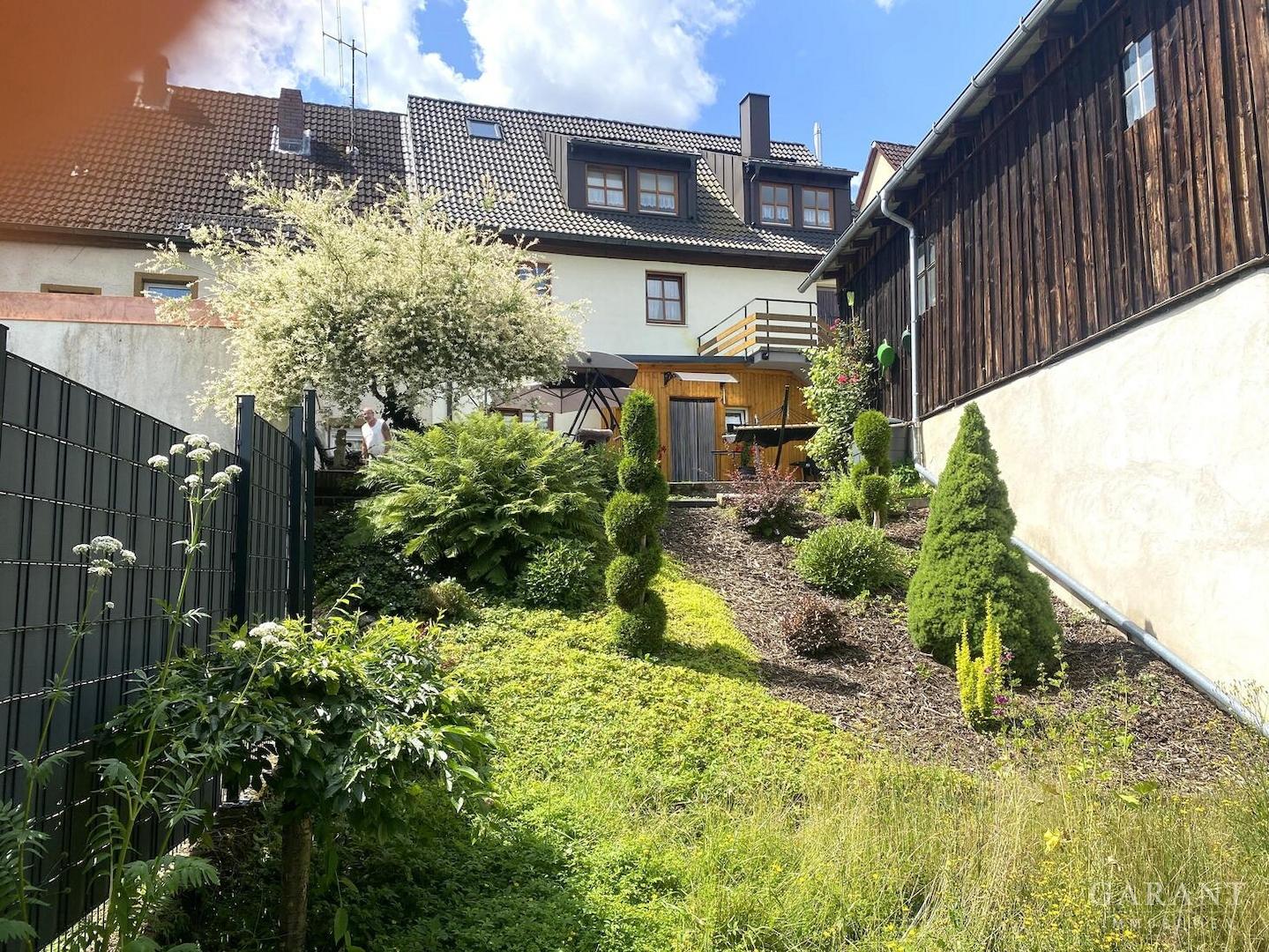 Ansicht unterer Gartenbereich