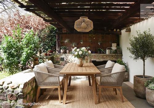Überdachte Terrasse Küche (KI)