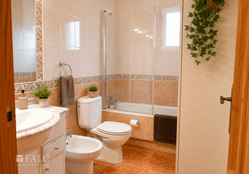 Badezimmer im ersten Stock