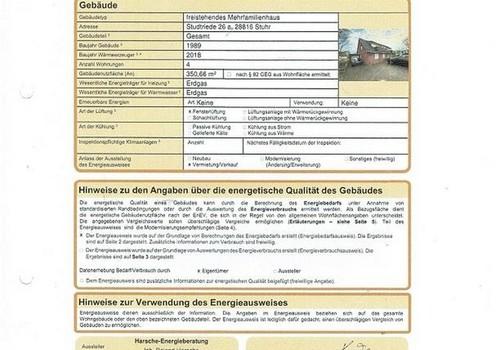 Energieausweis/Bedarf