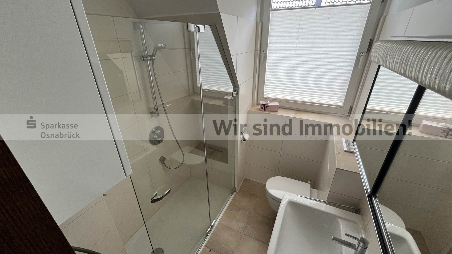 Badezimmer im Dachgeschoss