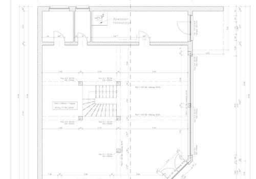 Grundriss Haupthaus Ladenebene