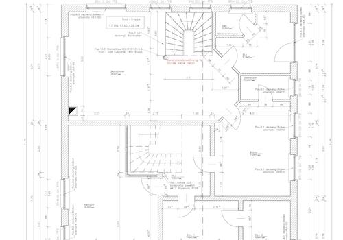 Grundriss Haupthaus Wohnung un