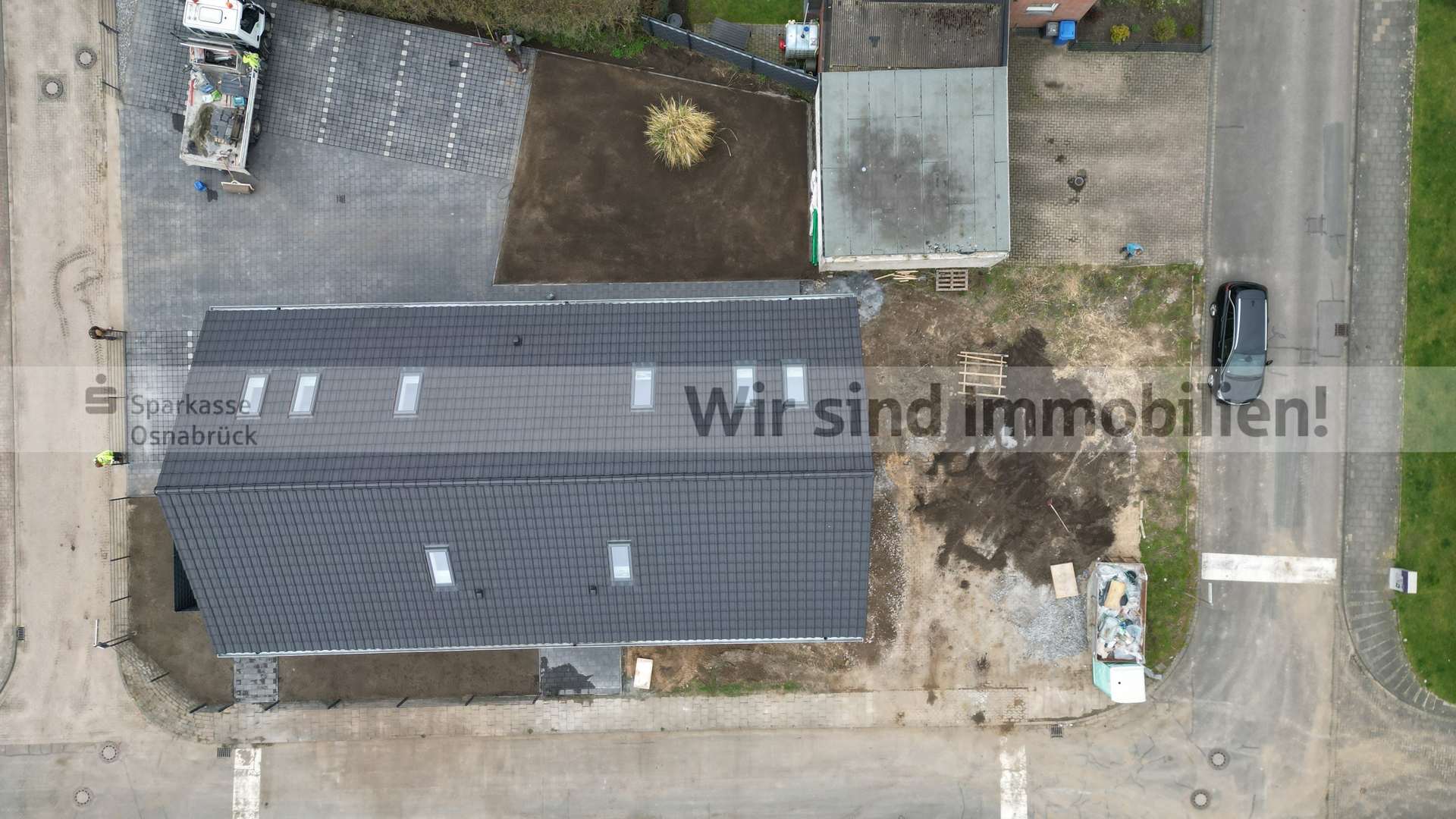 Vogelperspektive Grundstück