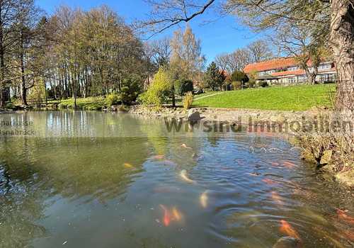 Teich mit Koi- und Störbestand