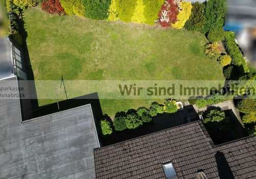 Drohnenaufnahme Garten