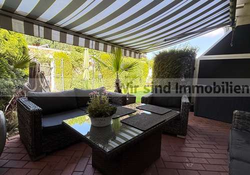 Terrasse mit Markise - WE EG