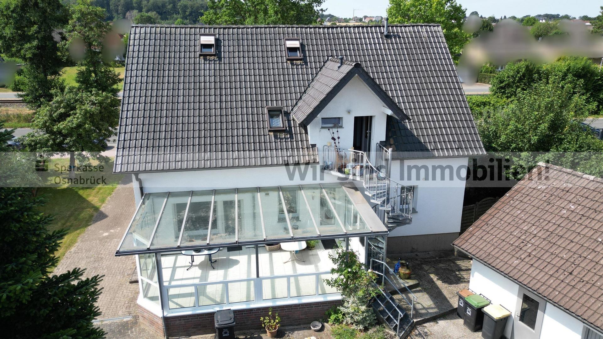 Nord-Ost Ansicht Wintergarten