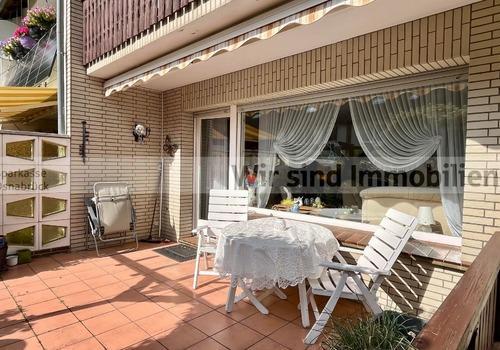 Blick auf die Terrasse