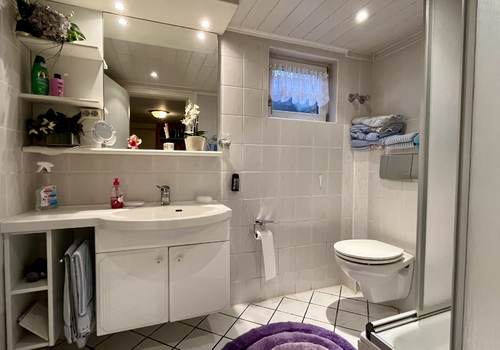 Bad mit Dusche im Keller