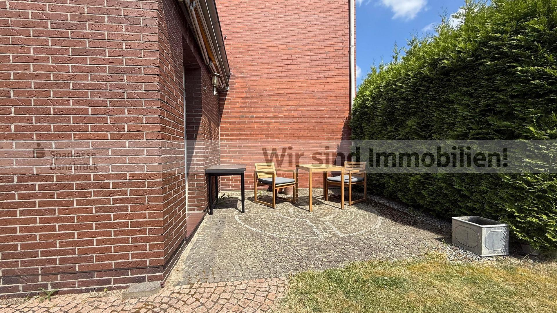 Terrasse in Südwestausrichtung