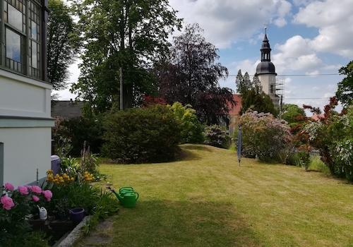 Blick zur Kirche 