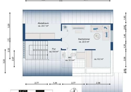 Grundriss Dachgeschoss