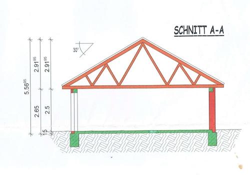 Schnitt Garage