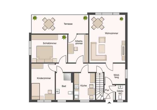 Grundriss Erdgeschoss