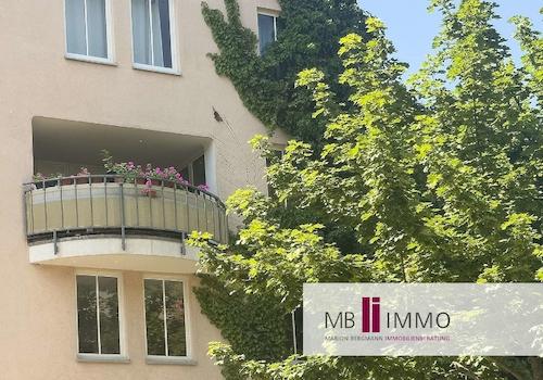 Blick zum Balkon