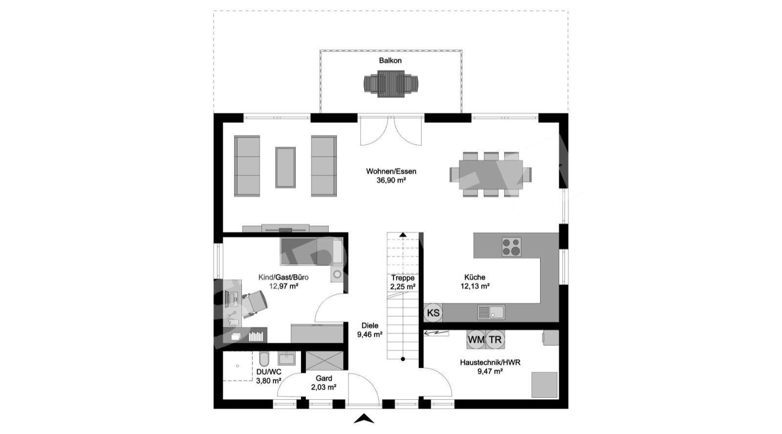 Grundriss EG