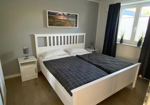 Schlafzimmer der mittleren Wohnung