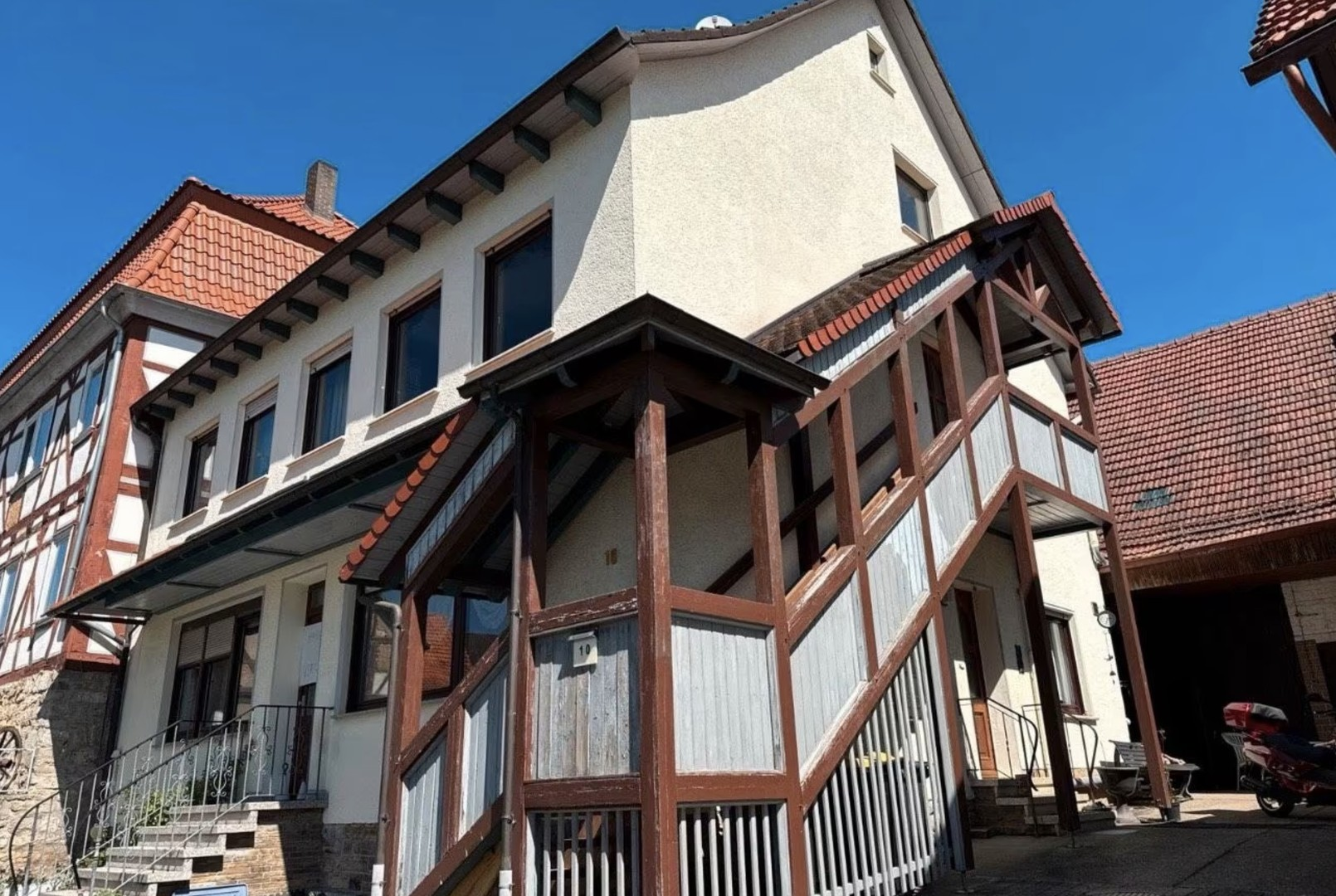 Seitenansicht mit 2. Eingang