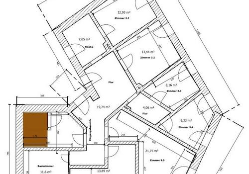 Grundriss Wohnung