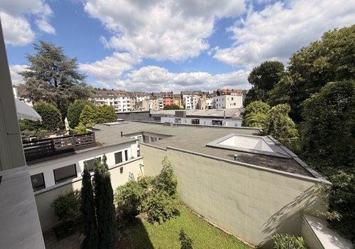 Blick vom Balkon