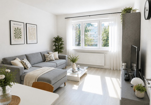 Wohnzimmer (KI generiert)