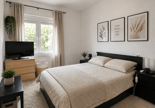 Schlafzimmer (KI generiert)