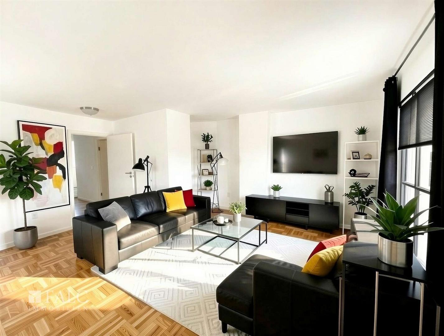 Wohnzimmer - gestaged