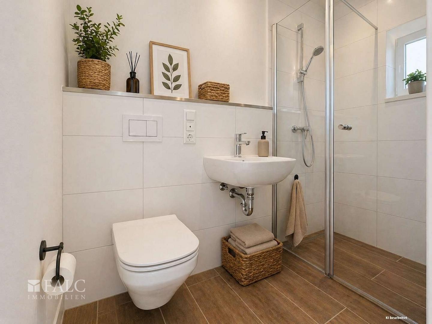 Badezimmer im Erdgeschoss /Einrichtungsbeispiel