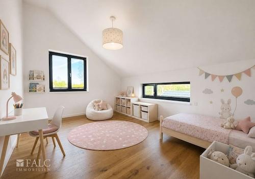 Kinderzimmer im Obergeschoss/Einrichtungsbeispiel