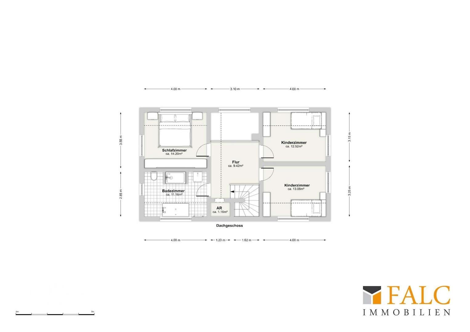 Grundriss Obergeschoss