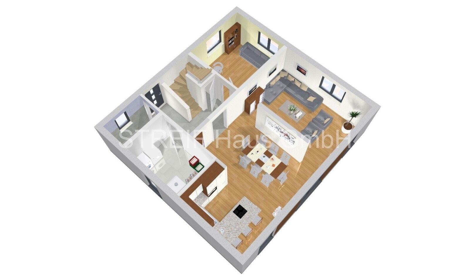 Großburgwedel FAMILY-XL brownwood 3D-EG-a