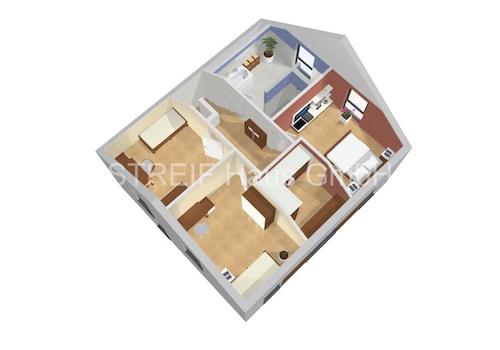 Großburgwedel FAMILY-XL brownwood 3D-DG-a