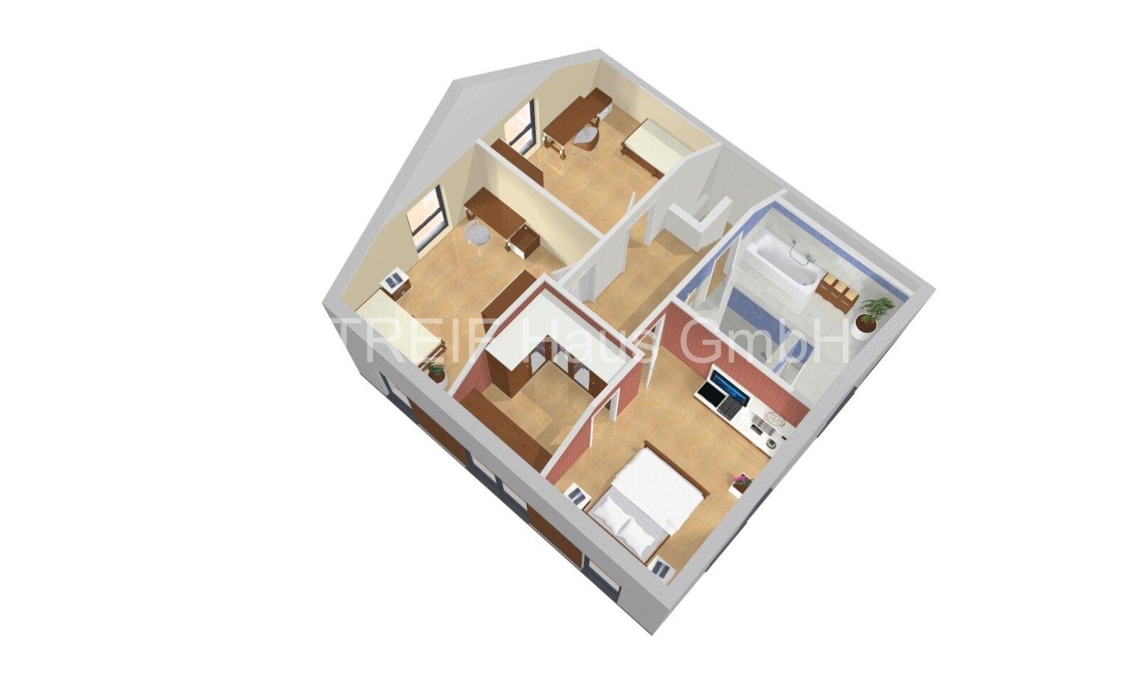 Großburgwedel FAMILY-XL brownwood 3D-DG-b
