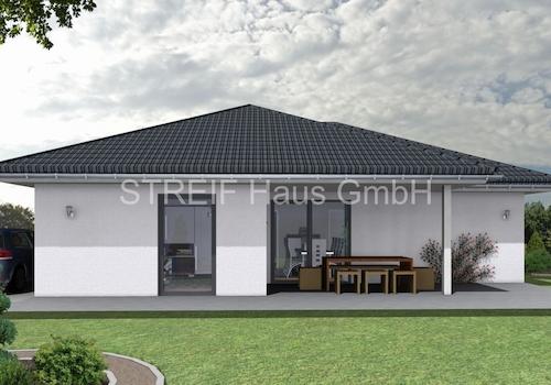 CREMLINGEN Winkel-BUNGALOW-III b korrekt 3D-Terrasse