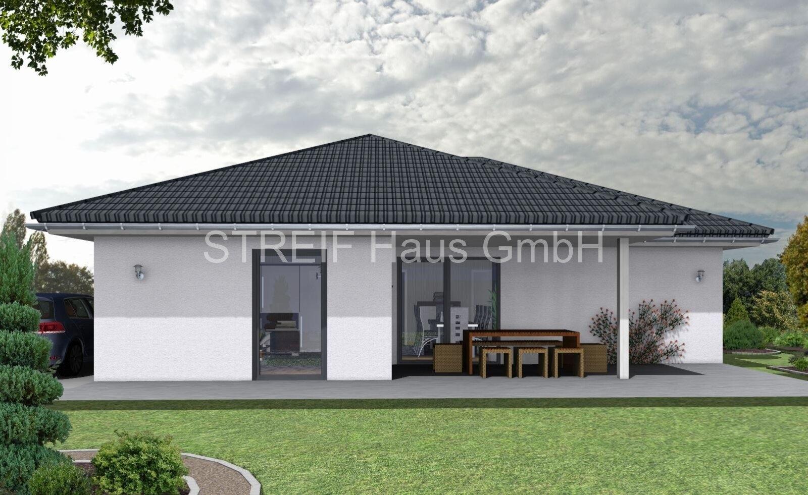 CREMLINGEN Winkel-BUNGALOW-III b korrekt 3D-Terrasse