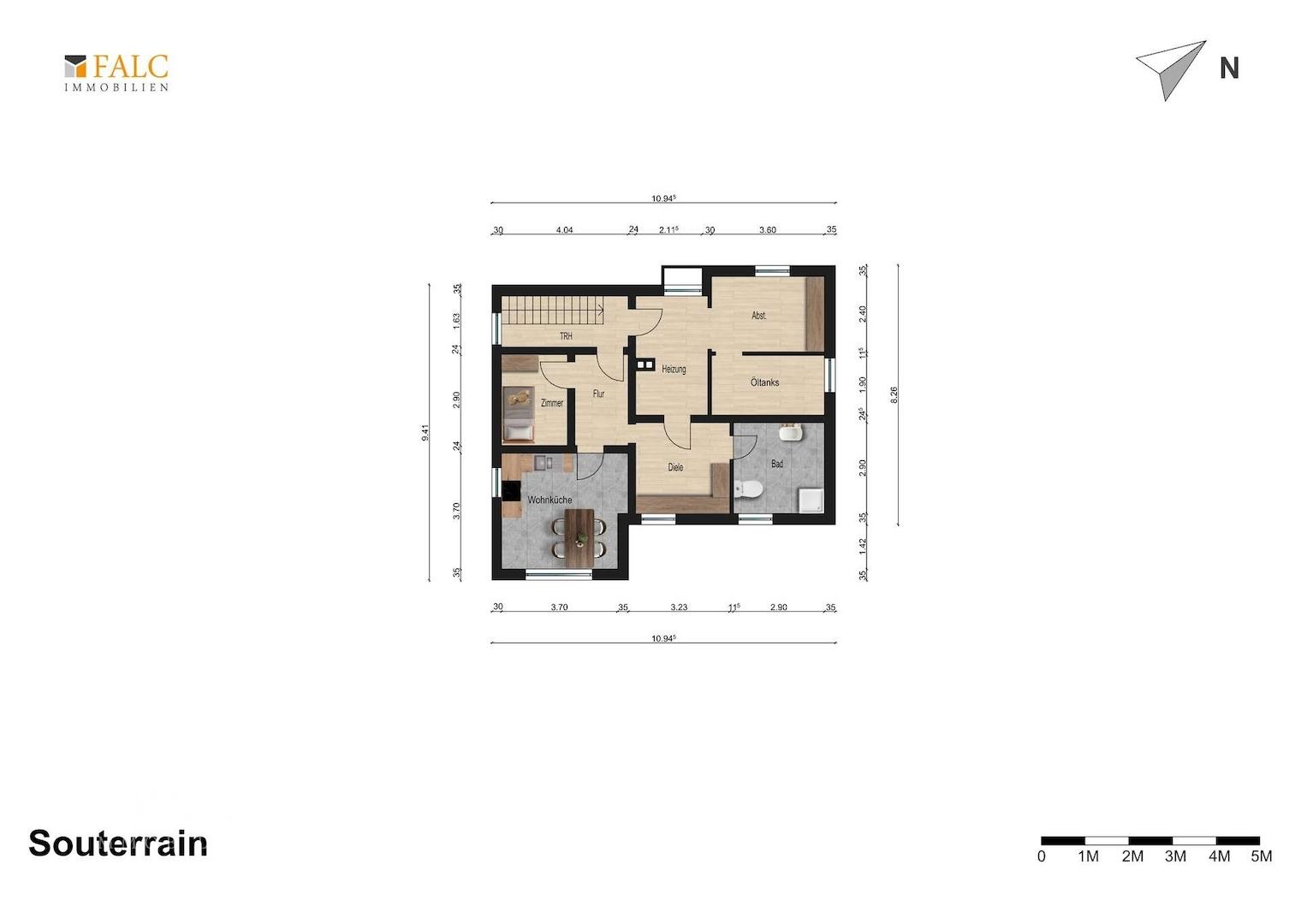 Souterrain Wohn- und Verwaltungsgebäude