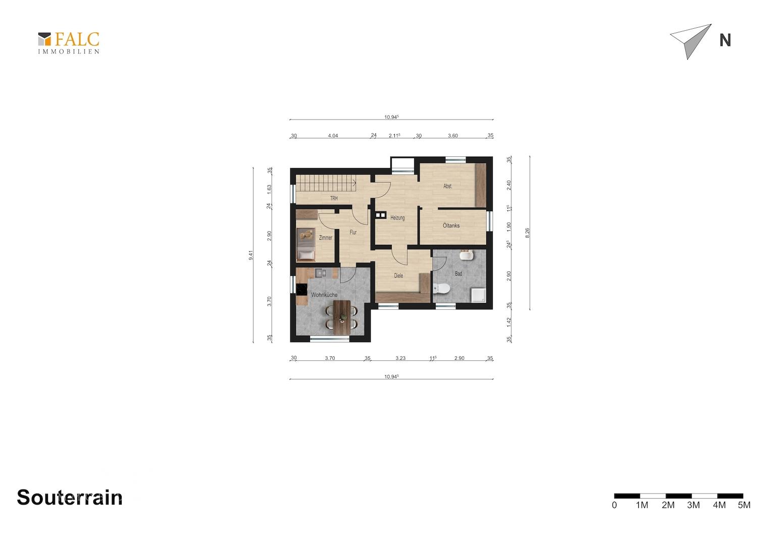 Souterrain Wohn- und Verwaltungsgebäude