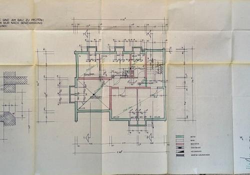 Grundriss Keller mit Massen