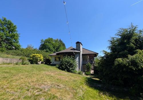 Hausansicht Garten
