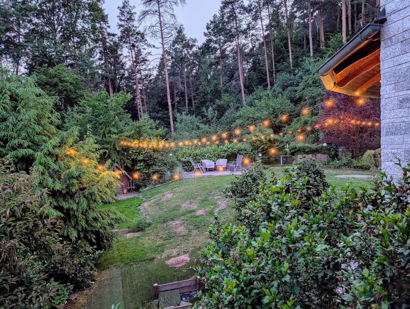 Garten abends
