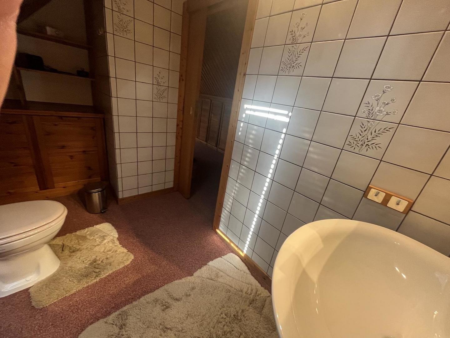 Toilette Spitzboden