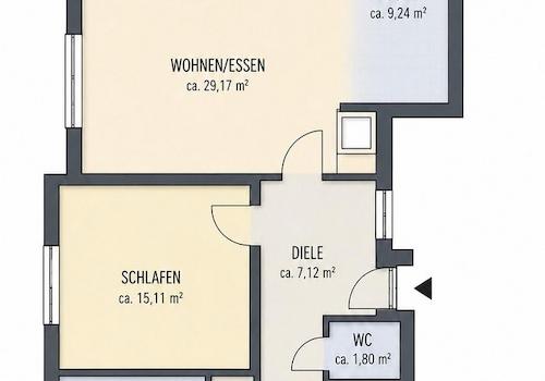 Grundriss Wohnung