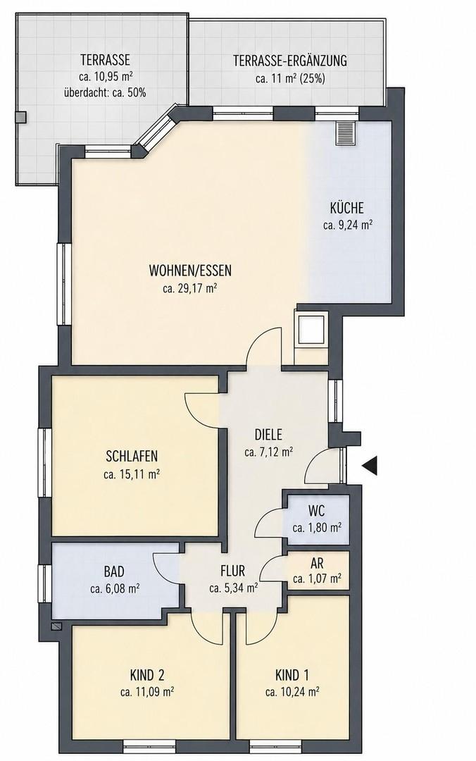 Grundriss Wohnung
