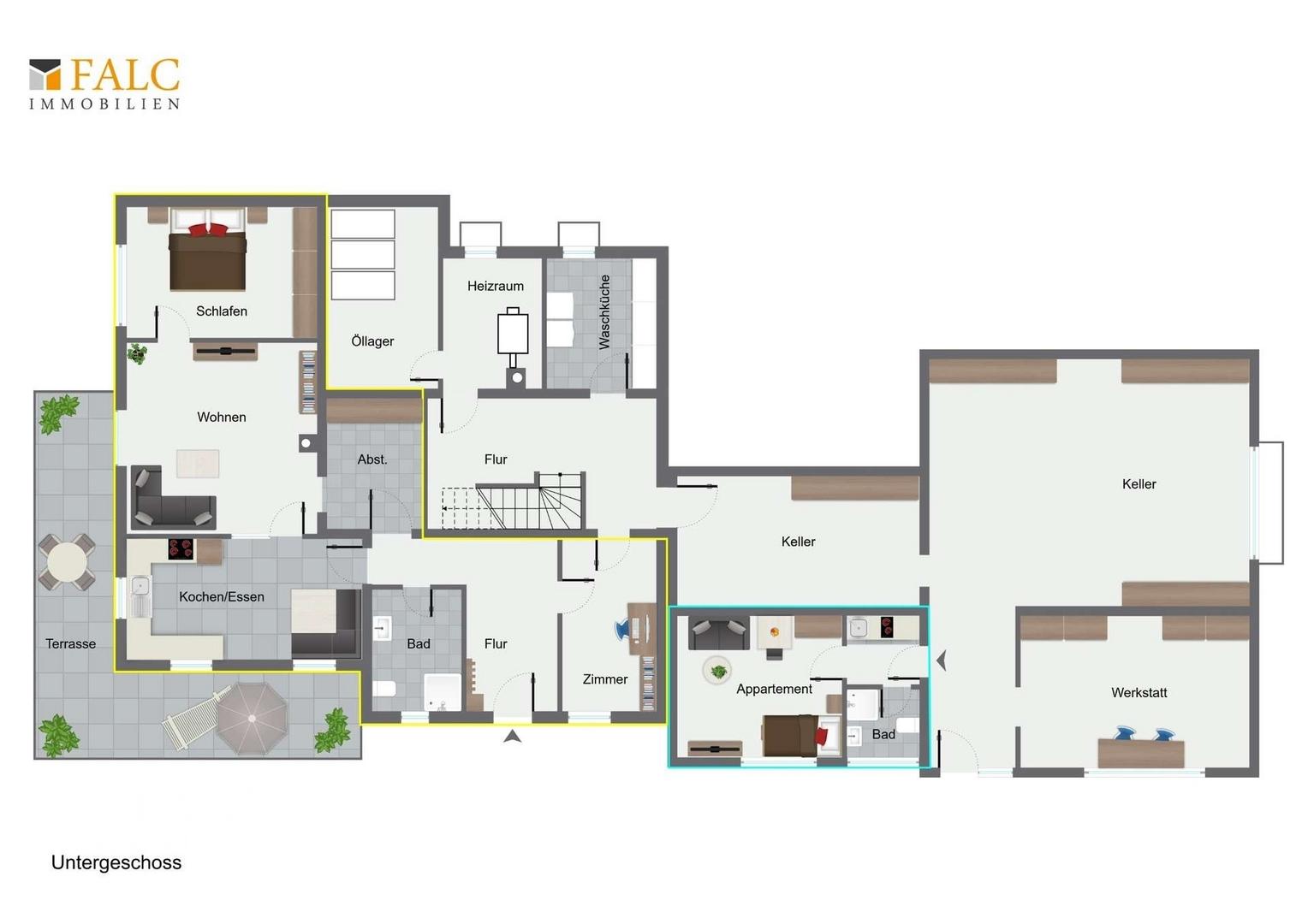 Grundriss Untergeschoss