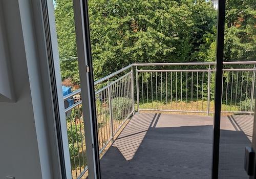 Tür zum Balkon