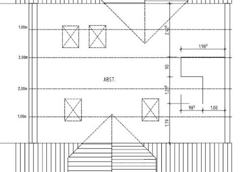 Grundriss Spitzboden