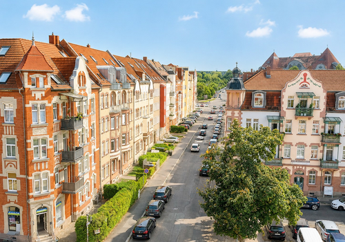 Blick aus dem Fenster